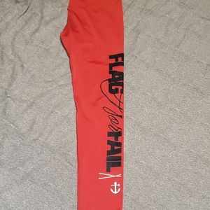 Flag Nor Fail Script Sport Tights